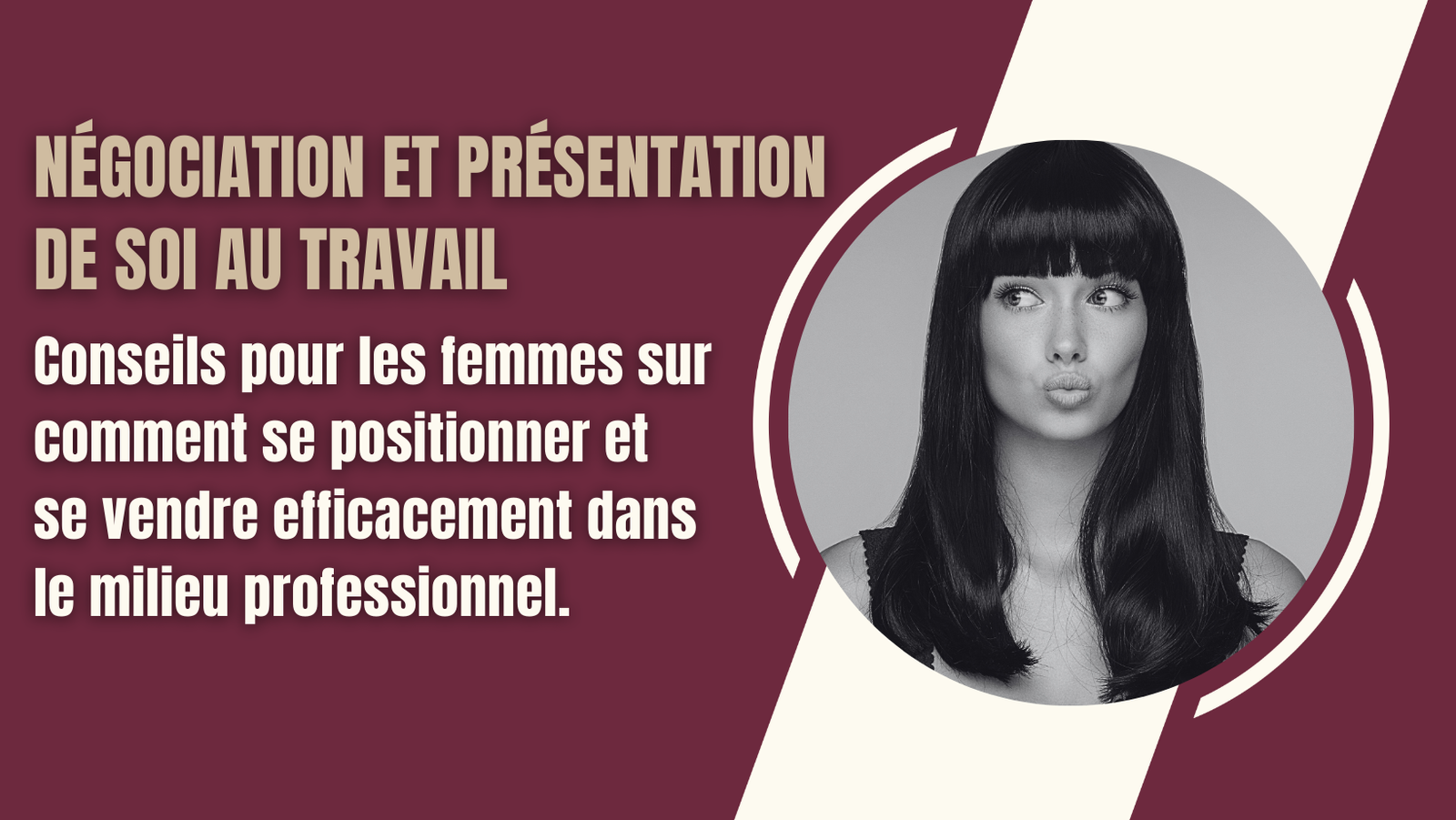 Femme en confiance